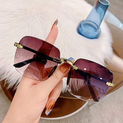 Photochromic Glasses 3 Pack for Men Women - Auto-Adjusting Transition Lenses Square Frameless Sunglasses UV400 Scratch-Resistant Driving Reading Daily Use