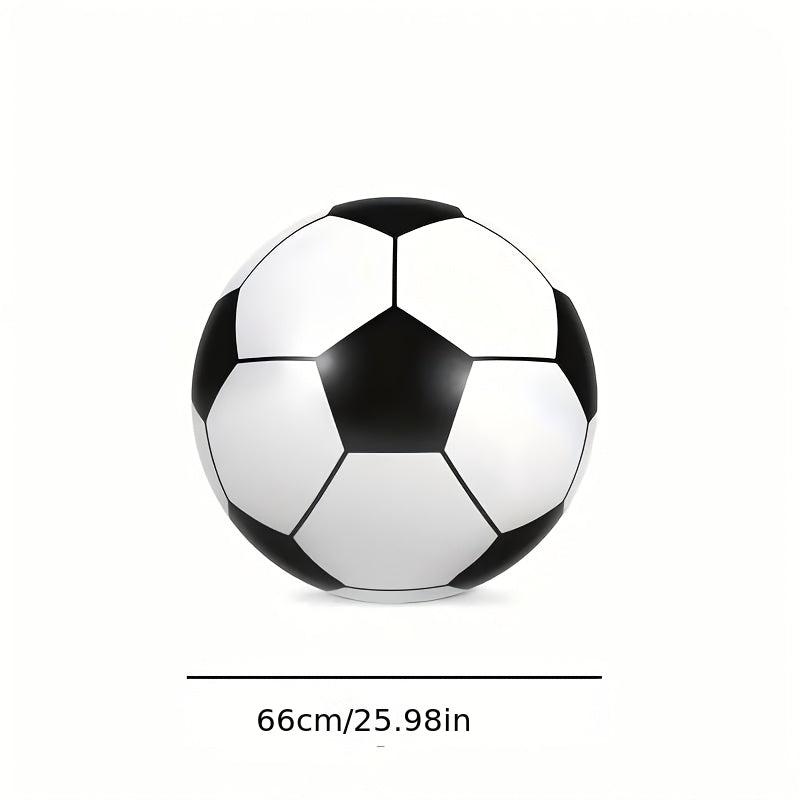 Giant Inflatable Soccer Ball 40 Inch - Extra Large Outdoor Toy for Pool Parties, Backyard Games, Beach & Playground, Reusable Party Decoration Ball for Kids & Adults