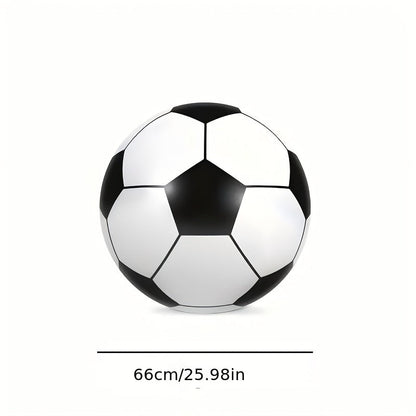 Giant Inflatable Soccer Ball 40 Inch - Extra Large Outdoor Toy for Pool Parties, Backyard Games, Beach & Playground, Reusable Party Decoration Ball for Kids & Adults