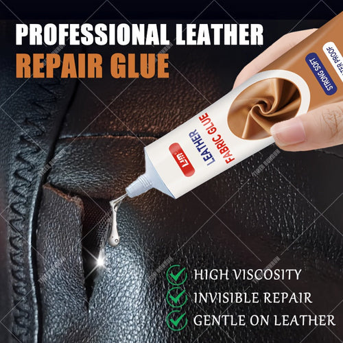 Heavy Duty Fabric Repair Glue Invisible Washable No-Sew Strong Adhesive for Car Seat Sofa Clothing Shoes Jacket - Professional Grade Instant Fix Multi-Purpose Fabric Glue Stick