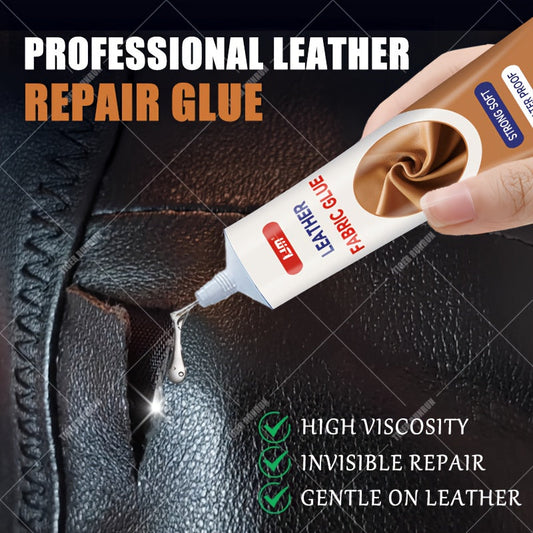 Heavy Duty Fabric Repair Glue Invisible Washable No-Sew Strong Adhesive for Car Seat Sofa Clothing Shoes Jacket - Professional Grade Instant Fix Multi-Purpose Fabric Glue Stick