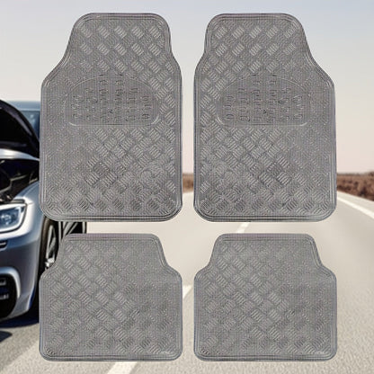 4-Piece Car Floor Mats Set Waterproof All-Weather Heavy Duty - Non-Slip Dustproof Easy Clean Universal Fit for SUV Truck Sedan, Full Coverage Interior Protection Mats in Multiple Colors