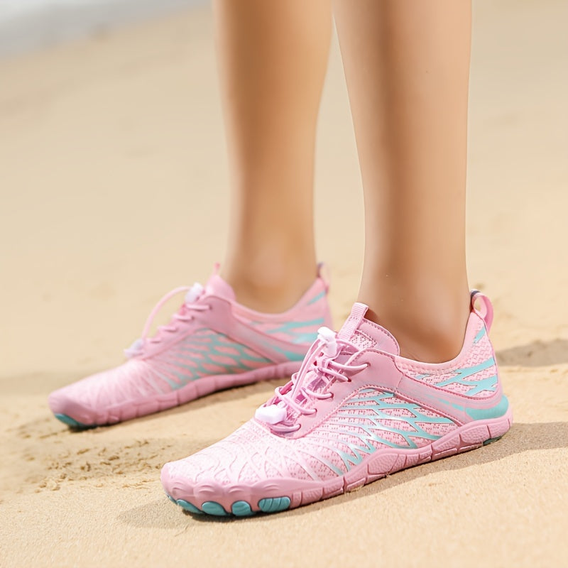 Quick-Dry Water Shoes for Men & Women – Lightweight Non-Slip Barefoot Aqua Socks for Beach Swimming Yoga Wading Indoor Workouts, Soft Breathable Athletic Beach Footwear