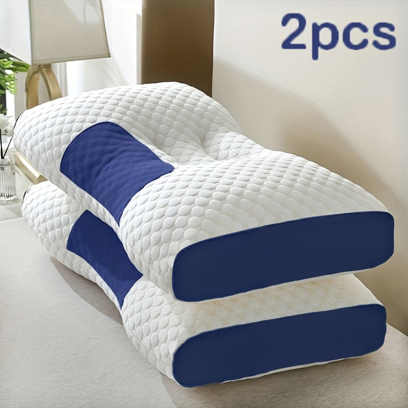 Bed Pillows 2-Pack – Ultra-Soft Neck Support Pillow Inserts with Removable Machine-Washable Covers, Breathable Deep Sleep, All-Season Bedroom Comfort