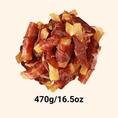 Duck Wrapped Sweet Potato Dog Treats, Natural High-Protein Chicken Chews for Small, Medium & Large Dogs, Grain-Friendly Easy-to-Digest Healthy Training Snacks