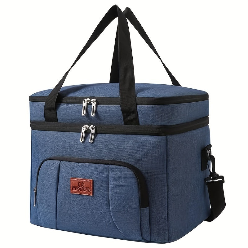 Insulated Lunch Bag Oxford Cloth – Portable Thermal Food Bag for Work, School & Picnic – Multi-Purpose Lunch Box Bag for Snacks, Takeaway & Meal Prep – Leakproof & Reusable, 4 Colors