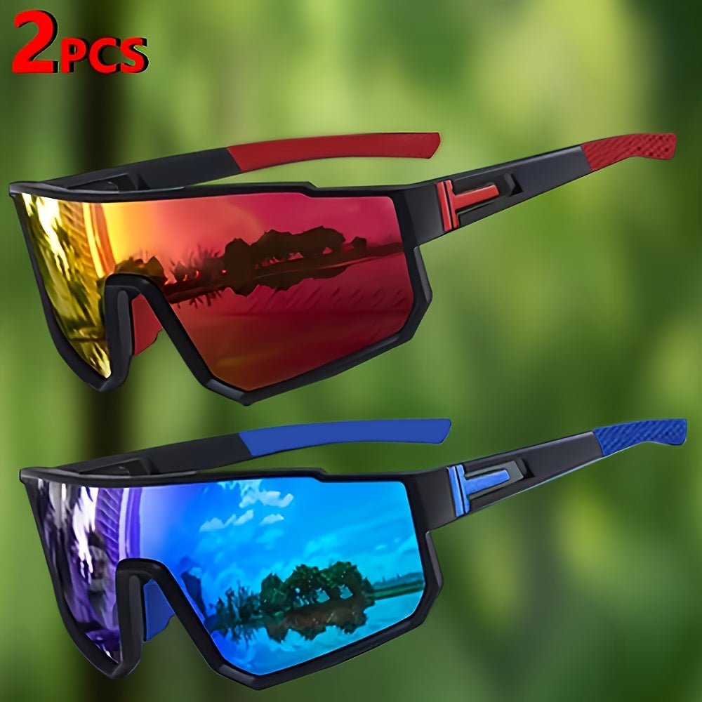 Square Frame Fashion Glasses 4 Pack for Men Women - Retro Trendy Colorful Eyewear Set UV Protection Lightweight Plastic Frame Glasses for Daily Wear, Parties, Halloween & Christmas Gifts