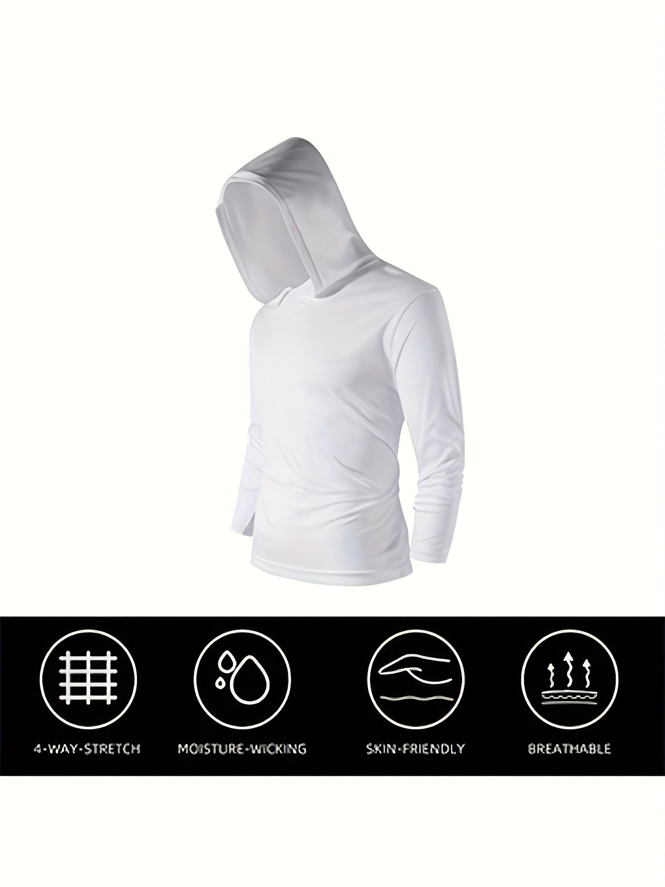 5-Pack Men's Quick-Dry Moisture-Wicking Hooded Sweatshirts Full-Zip Athletic Pullover for Gym Running Outdoor Casual Wear Mixed Colors S-XXXL