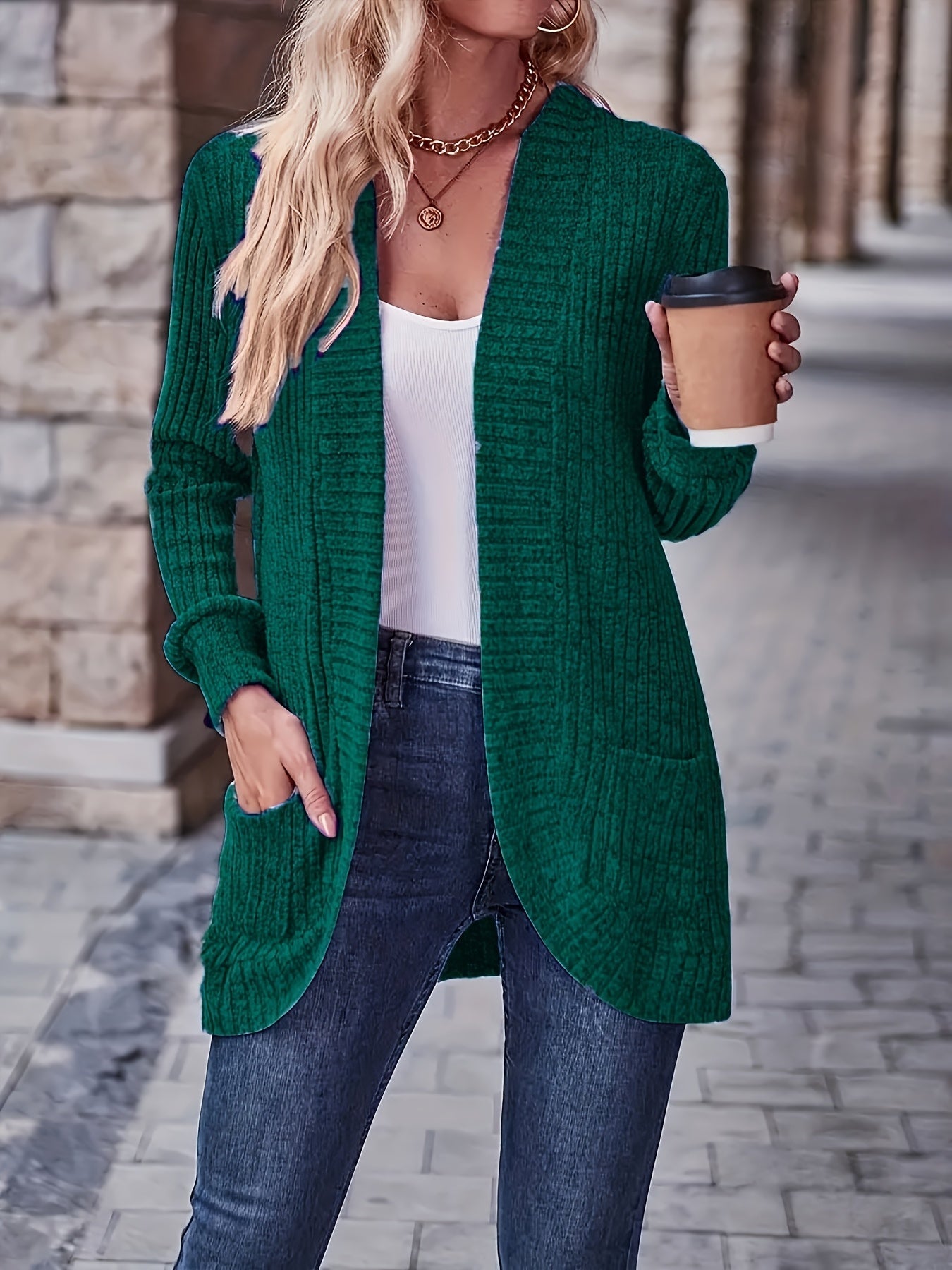 Women's Loose Casual Long Sleeve Blouse Solid Color Pocket Thread Splicing Relaxed Fit Top 10 Colors S-XXL Everyday Wear