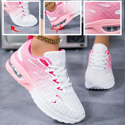 Women's Lightweight Mesh Running Shoes – Non-Slip Breathable Sneakers with Air Cushion & Arch Support for Running, Walking, Tennis, Gym & Casual Wear, Available in Multiple Colors & Sizes EU 36-43