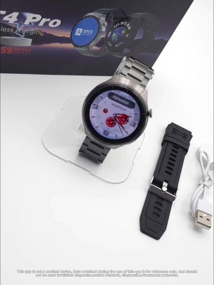 Smartwatch with Call Function & Fitness Tracker for Men & Women – Silicone Strap, Step Counter, Calorie Tracking, Heart Rate Monitor, Multiple Sports Modes, Music Playback & Remote Camera Control