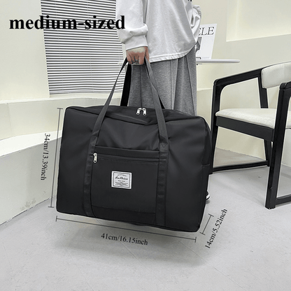Extra Large 17.7 Gallon Travel Tote Bag – Portable Sports Gym Bag, Overnight & Weekend Bag for Women & Men – Purple, Pink Oversized & Black Oversized