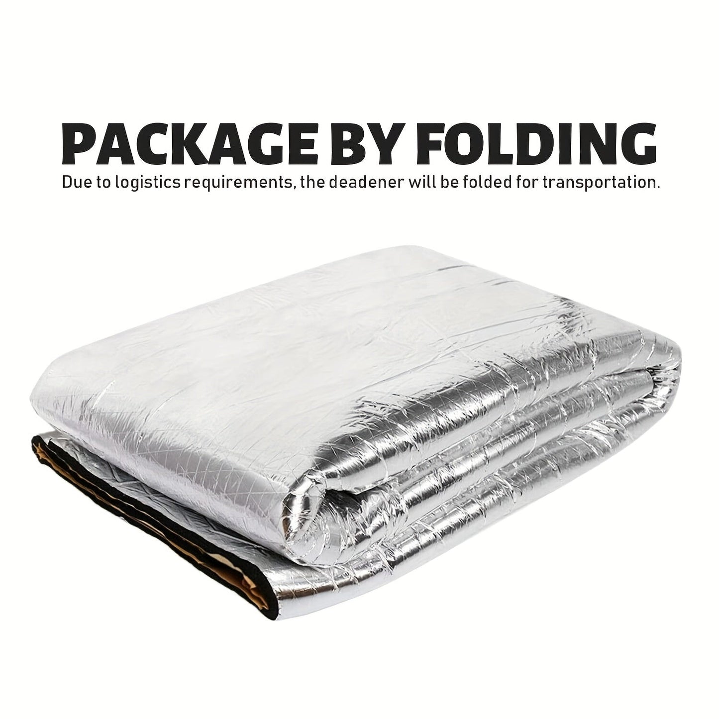 Car Sound Deadening Material 60"x40" 275Mil (7mm) – Butyl Rubber Heat & Sound Deadener Mat with Strong Adhesive for Car Doors Hood Trunk Floor Firewall, Universal Fit
