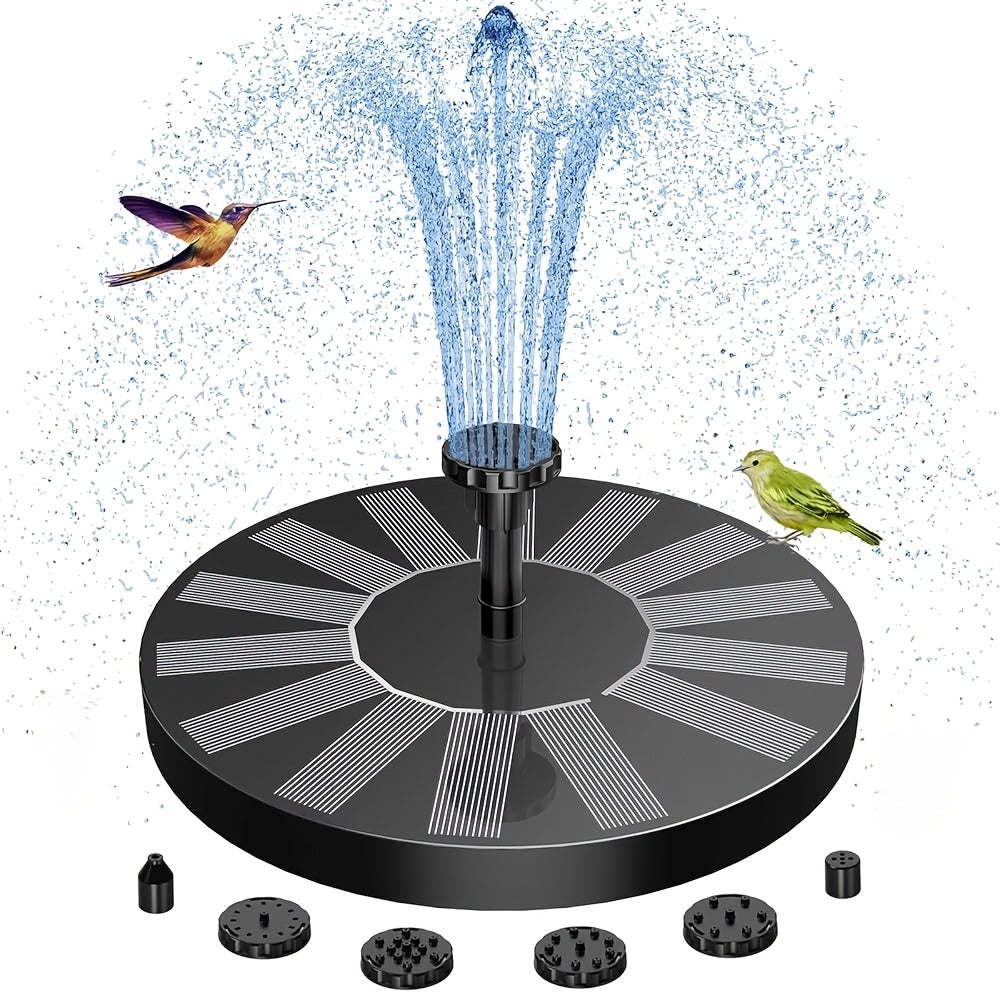 3-Layer Solar Bird Bath Fountain 3.5W – Outdoor Garden Courtyard Decor Solar Powered Fountain Pump, No Wiring Needed, Dark Green Light Blue or Fountain-Only, Single & Three Tier Options