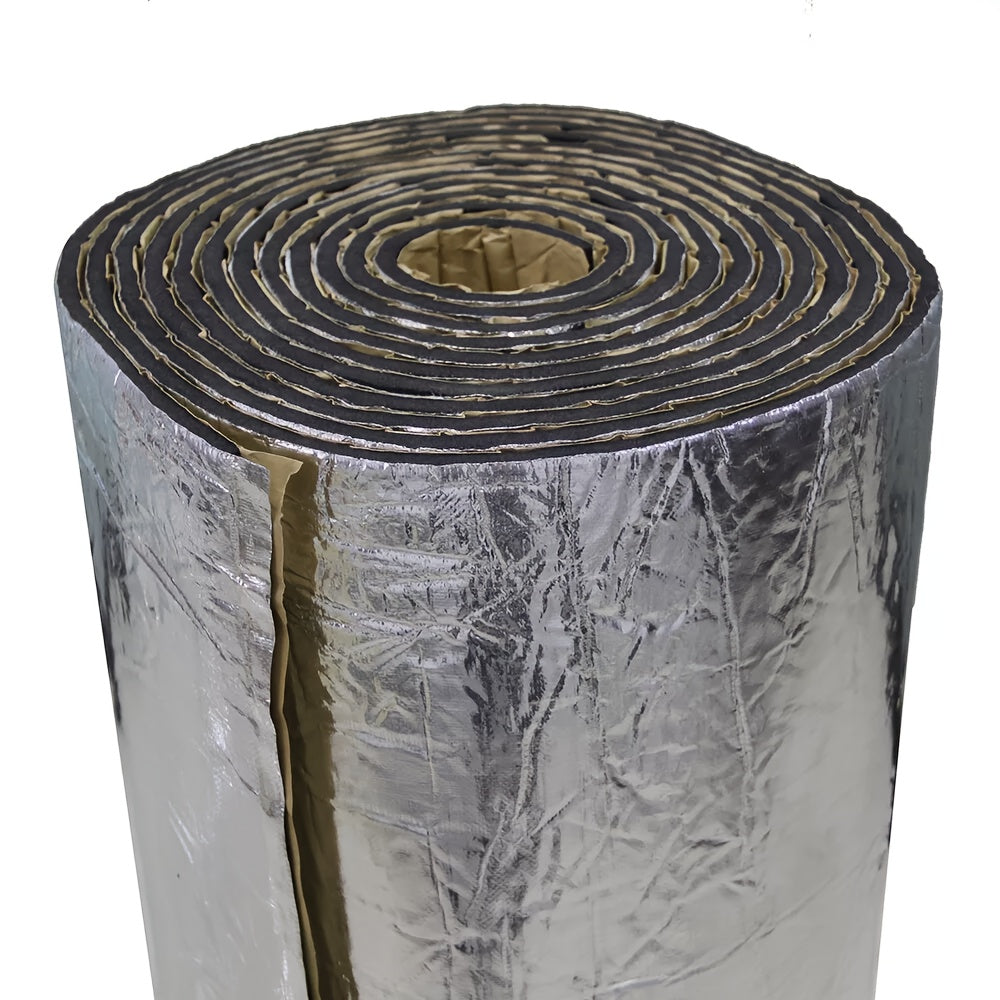 Car Sound Deadener & Heat Shield Mat 22/26 Sqft – Self-Adhesive Aluminum Foil Noise Reduction Insulation, Easy Cut & Install for Floor Door Trunk, Free Installation Tools Included