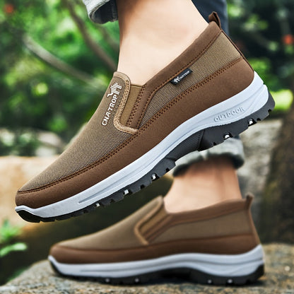 Men's Casual Walking Shoes - Lightweight Comfortable Everyday Sneakers with Cushioned Support for Walking, Travel and Daily Wear, Available in Grey, Black, Brown and Navy, Sizes US 7.5 to 12.5