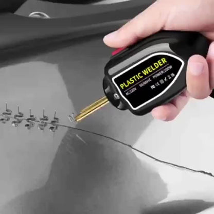 100W Plastic Welding Repair Kit with 250 Staples – Hot Staple Gun Welder for Car Bumper Repair, Auto Body Plastic Restoration, Fender & Fairing Fix, DIY Plastic Welder Tool for Home & Auto Use