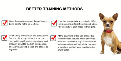 9-Level Remote Dog Training Collar – Rechargeable E-Collar with Shock, Vibration & Tone Modes, 500M Range, Adjustable for Small Medium Large Dogs, Safe Electronic Bark Control