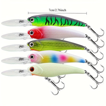 Fishing Lure Set Premium Swimbaits Spinnerbaits Hard Lures for Freshwater Saltwater - Realistic Minnow Baits Tackle Box Angler Gift