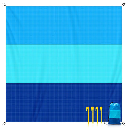 Extra Large Anti Sand Beach Blanket for 4-7 People 82x78 Inch Waterproof Lightweight Sandproof Picnic Mat for Beach Camping Hiking Travel Outdoor