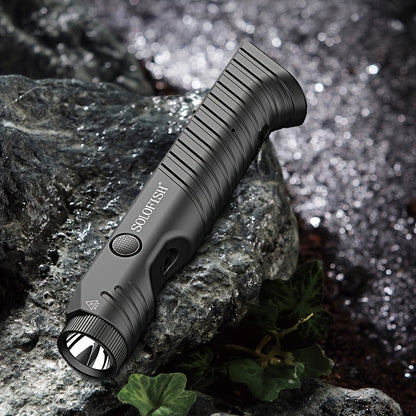 1450 Lumen M-Lok Tactical Rifle Flashlight SL1130 – Magnetic Rechargeable Low Profile Weapon Light with Strobe Mode, Ambidextrous Button, 240m Beam, for M-Lok Rail Rifles