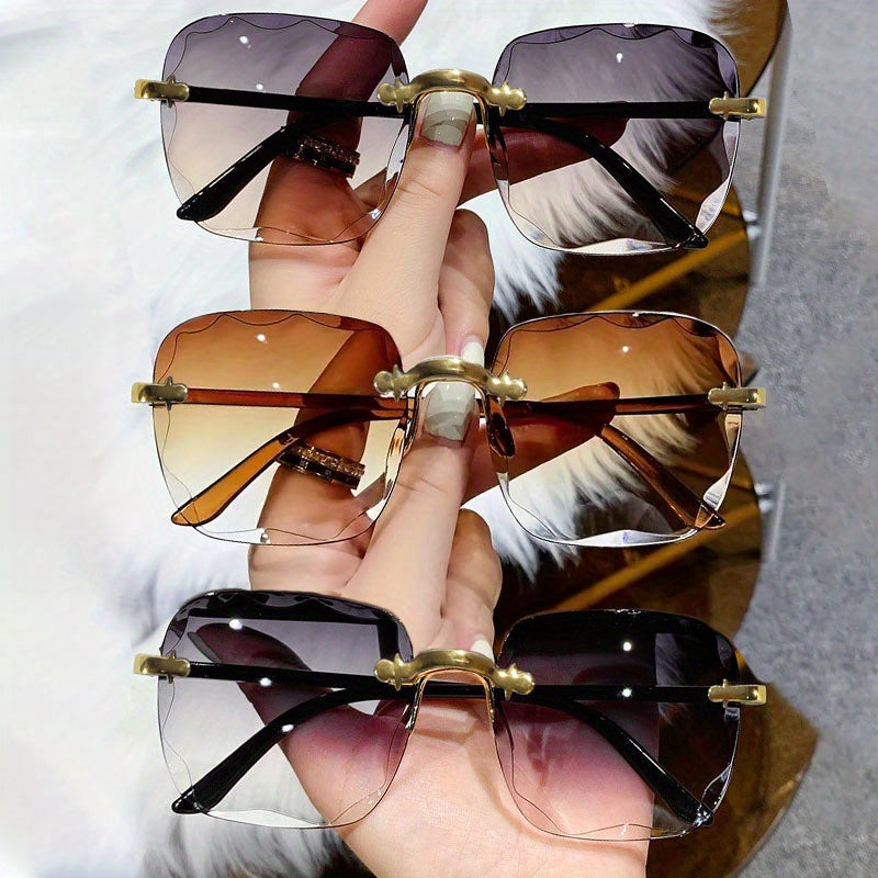 3pcs Polarized Replacement Sunglass Lenses – Anti-Reflective Trendy Frame-Cut Design, Lightweight & Jelly Transparent Options, Includes Cleaning Cloth, Perfect for Everyday & Outdoor Wear