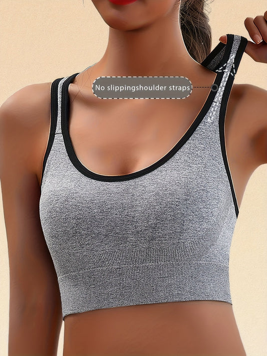 Women's Seamless Sports Bra 5-Pack – Wire-Free Soft Yoga Gym Bra, Opaque Stretch Fabric, Comfortable Everyday Fitness Bralette Set for Workout, Yoga & Casual Wear