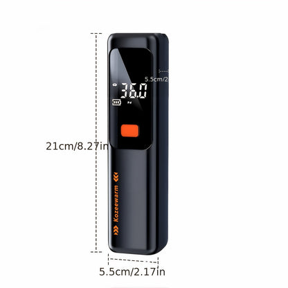 Cordless Tire Inflator Portable Air Compressor with Digital Pressure Gauge, USB Rechargeable, 3X Fast Inflation for Car, SUV, Truck, Bike, Motorcycle, Ball & Sports Equipment – Compact Auto Air Pump