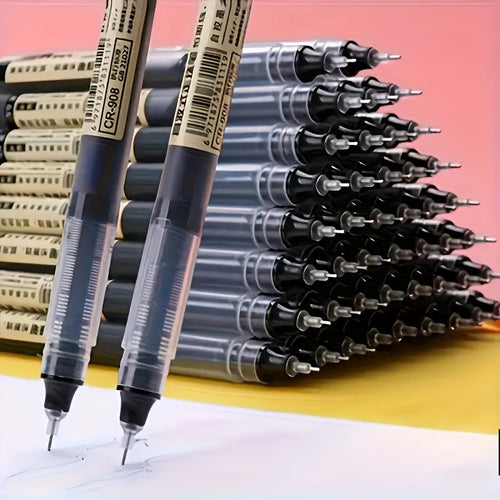 Gel Pens 30 Pack Quick-Dry 0.5mm Fine Tip – Black, Blue & Red Smooth Writing Ink, Safety Cap, Durable Plastic, Perfect for Students, Exams, Homework, Office & Everyday Use