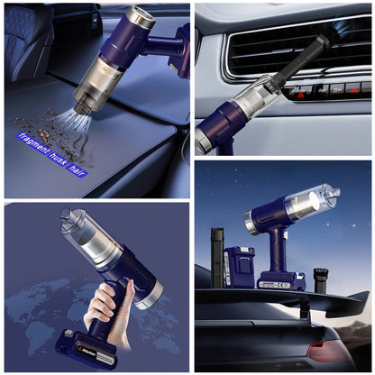 Cordless Gap Vacuum Cleaner 5KPa Strong Suction USB Rechargeable Wireless Handheld Dust Collector for Car, RV, Kitchen Gaps, Floor & Home – 2000mAh Battery, One-Click Empty, Compact Portable Design