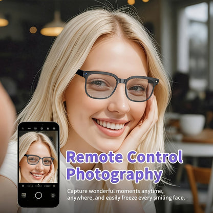 AI Smart Glasses with Camera or Audio – Real-Time Translation 110+ Languages, HD Video Recording, AI Voice Control, HiFi Music & Calling, Photochromic Lenses, Sports Skiing Outdoor Wearable Tech