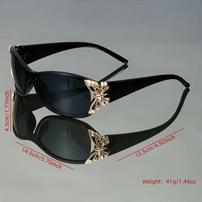 Butterfly Gradient Color Fashion Glasses for Women & Men – High-End Trendy Casual Eyewear, Multifunctional Stylish Sunglasses for Daily Wear & Outdoor Use