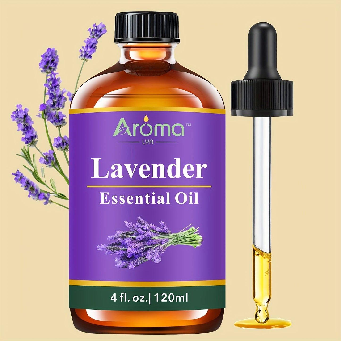 Pure Natural Essential Oils 4 FL OZ – Lavender Eucalyptus Frankincense Peppermint Lemon Sweet Orange for Diffuser Aromatherapy Soap Candle Body Oil