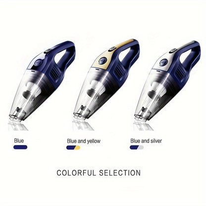Cordless Handheld Vacuum Cleaner 5000Pa Strong Suction USB Rechargeable Portable Wireless Vacuum for Car Interior, Home, Office & Pet Hair – 40dB Low Noise, 2000mAh Battery, One-Click Dust Empty