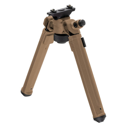 MAG M-LOK Bipod – Lightweight Aluminum Alloy Foldable Bipod for Hunting & Shooting, Quick-Release Folding, Non-Slip Rubber Feet, Black & Flat Dark Earth, Compatible with M4 AR15 M-LOK Handguards