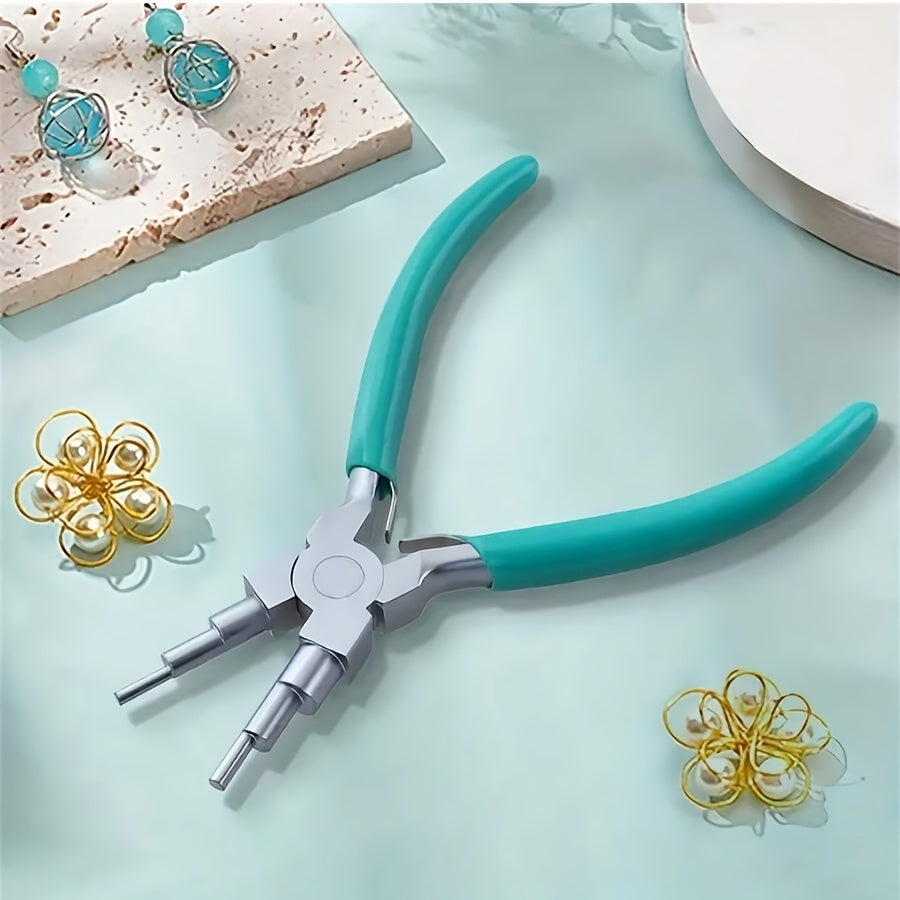 Jewelry Making Pliers – Round Nose & Pointed Nose Tungsten Steel Tool for 3-10mm Rings, Wire Bending & Shaping for DIY Jewelry Crafting and Repair