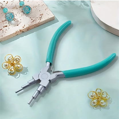 Jewelry Making Pliers – Round Nose & Pointed Nose Tungsten Steel Tool for 3-10mm Rings, Wire Bending & Shaping for DIY Jewelry Crafting and Repair