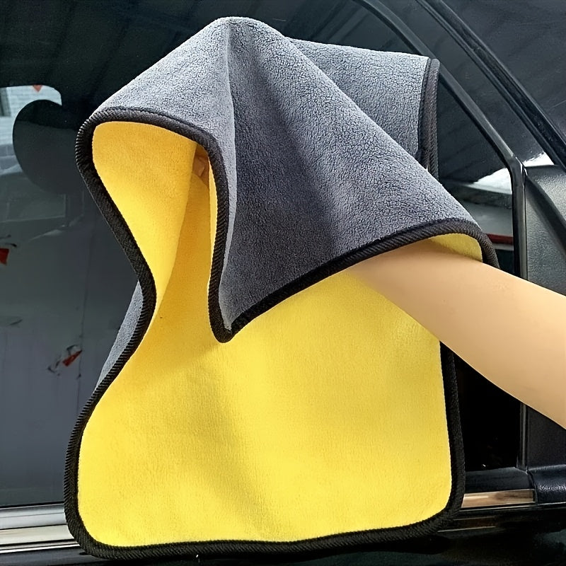 10pcs Microfiber Car Cleaning Towels – Super Absorbent, Lint-Free, No Streaks, Car Wash Drying Cloths for Car Exterior, Interior, Glass & Household Cleaning
