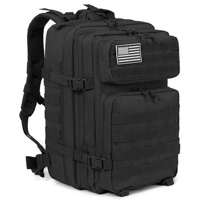 45L Tactical Backpack for Men & Women – Large Capacity Hiking Camping Travel Bag, 3-Day Bug Out Bag for Outdoor Fitness & Adventure, 13 Colors Available