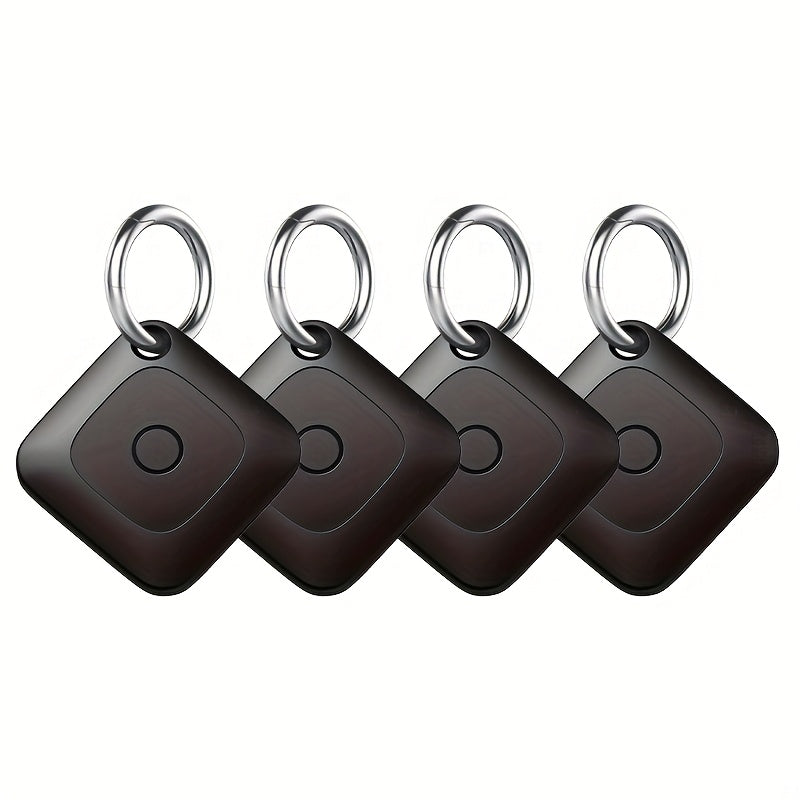 WeTag Smart Bluetooth Item Tracker 1.43" Mini GPS Finder for Keys Wallet Luggage Car Bags – High Decibel Alarm App Control – 1/2/4/8 Pack – Gift for Travelers