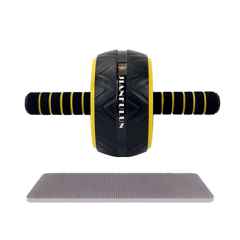 Ab Wheel Roller with Knee Pads – Core Strength Training, Balance & Ab Workout Crunch Machine for Home Gym, Muscle Toning for Arms & Abs, Stainless Steel & PP Options, Great Fitness Gift