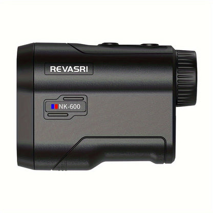 REVASRI Golf Rangefinder 650 Yards – Laser Range Finder with Golf Mode Slope Compensation Speed Height Horizontal Vertical Distance Two-Point Measurement for Golf Hunting Archery Outdoor