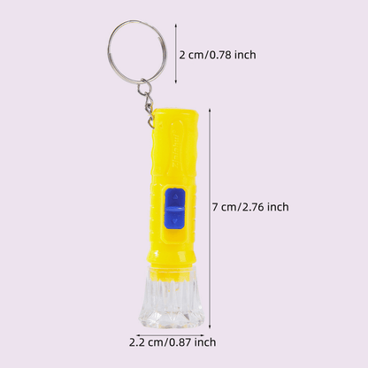 Mini Flashlights Bulk Pack 40 Pieces Assorted Colors, Small Portable Emergency Flashlights with Batteries Included, 40 Lumen Pocket Flashlight Set for Christmas Stocking Stuffers Party Favors Gifts