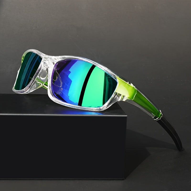 Polarized Wraparound Sunglasses for Men & Women – Retro Sport Style, TAC Lenses & Lightweight PC Frame, UV Protection Eyewear for Driving, Cycling & Outdoor Activities