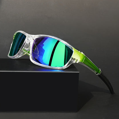 Polarized Wraparound Sunglasses for Men & Women – Retro Sport Style, TAC Lenses & Lightweight PC Frame, UV Protection Eyewear for Driving, Cycling & Outdoor Activities