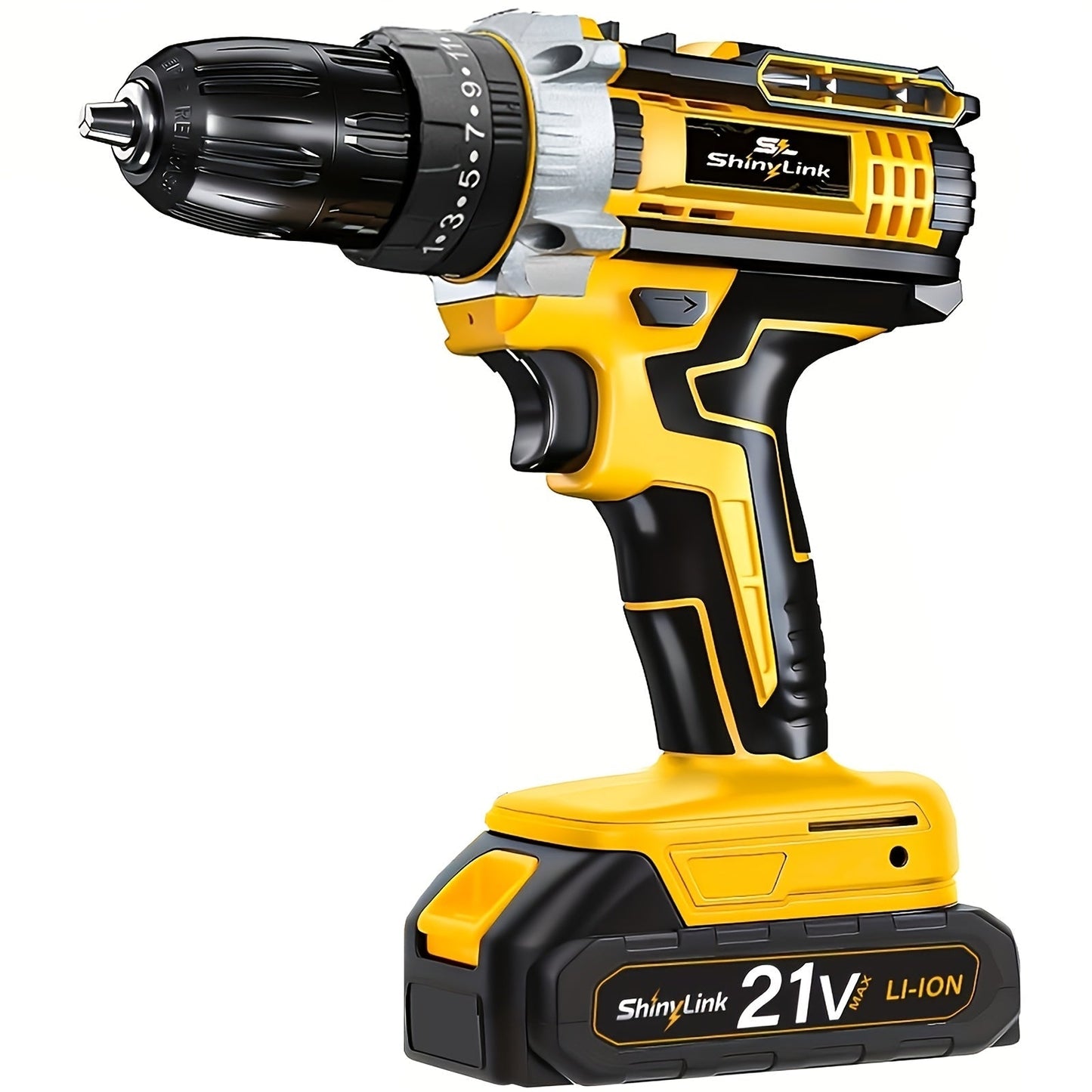 21V Cordless Drill Set 18-148 Piece | Rechargeable Electric Drill Driver with 2 Batteries, Screwdriver Bits, Hand Tools & Toolbox – Complete DIY Home Repair Kit, Gift for Men