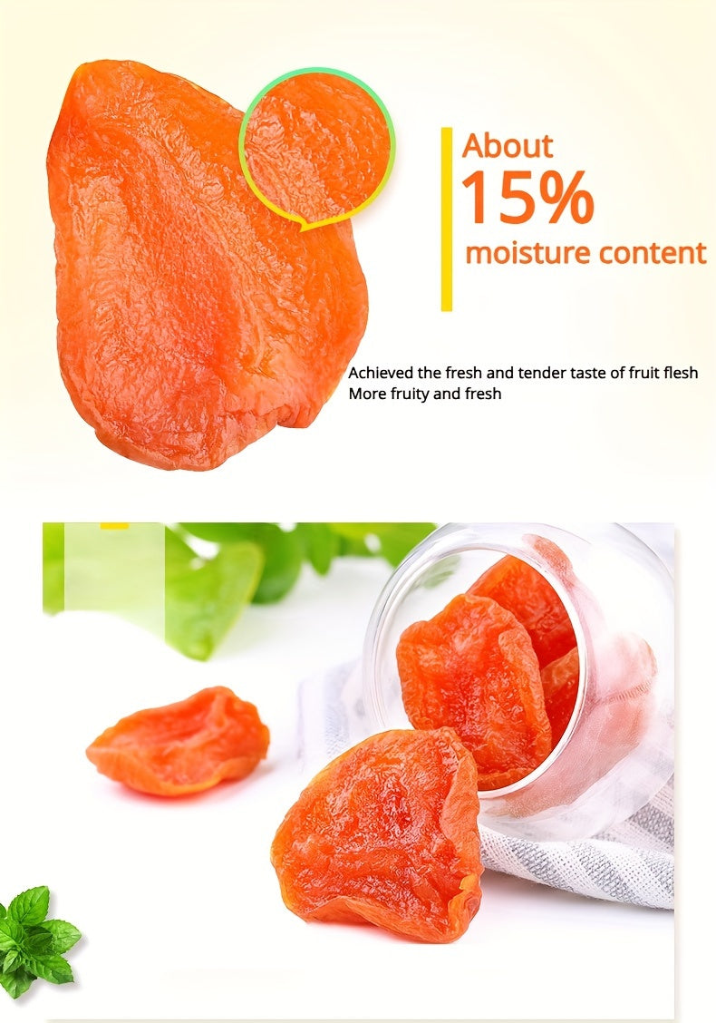 Dried Apricots Snack 3 Bags Pack Natural Tropical Dried Fruit Healthy Sweet Snack Ready-to-Eat Vegan Gluten-Free Gift