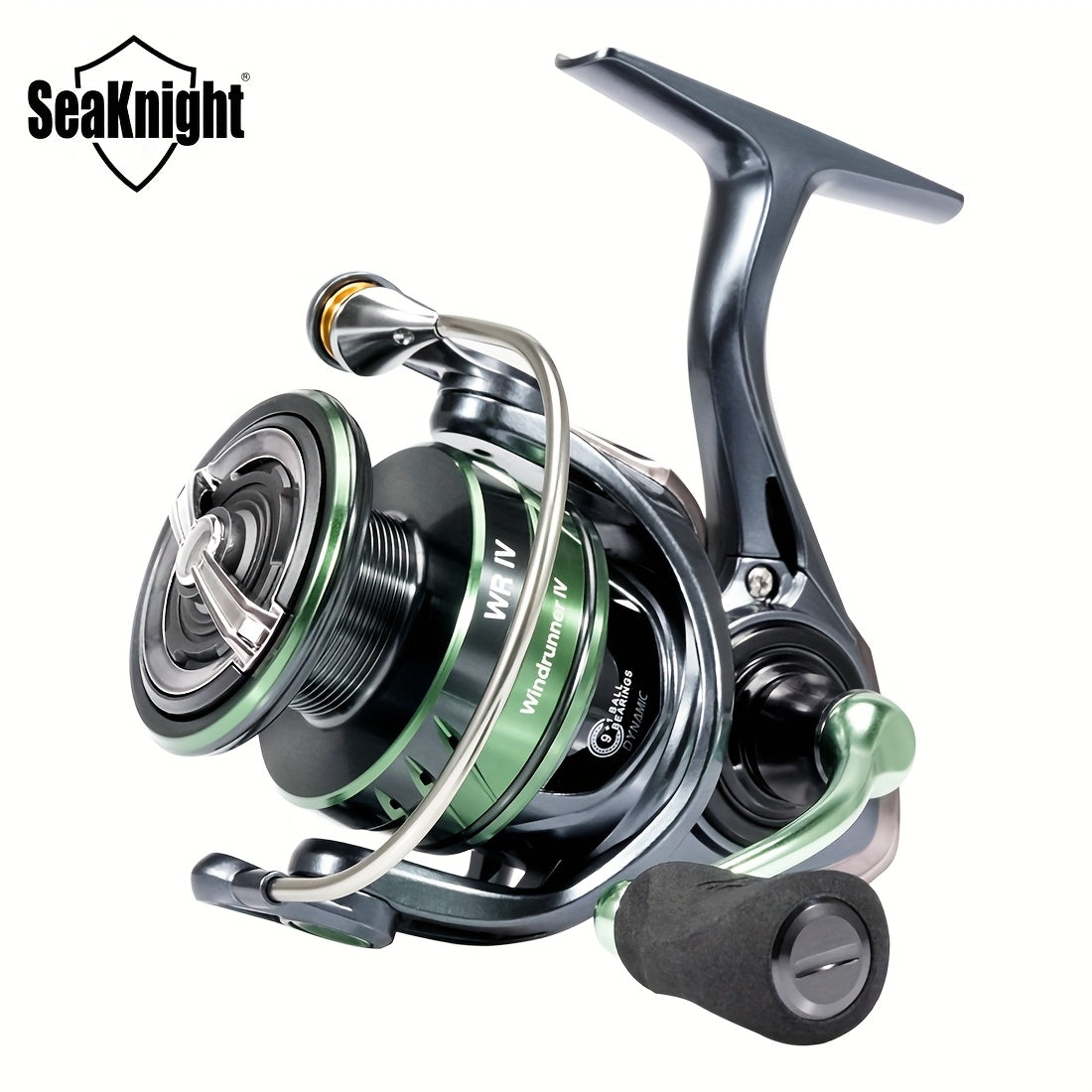 SeaKnight WR Series Spinning Fishing Reel – 9+1BB, 5.2:1 Gear Ratio, 13kg/28lbs Max Drag, 3 Carbon Plate Brake, Aluminum & Stainless Steel, Freshwater Saltwater Reel
