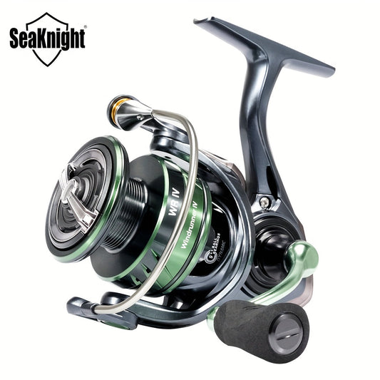 SeaKnight WR Series Spinning Fishing Reel – 9+1BB, 5.2:1 Gear Ratio, 13kg/28lbs Max Drag, 3 Carbon Plate Brake, Aluminum & Stainless Steel, Freshwater Saltwater Reel