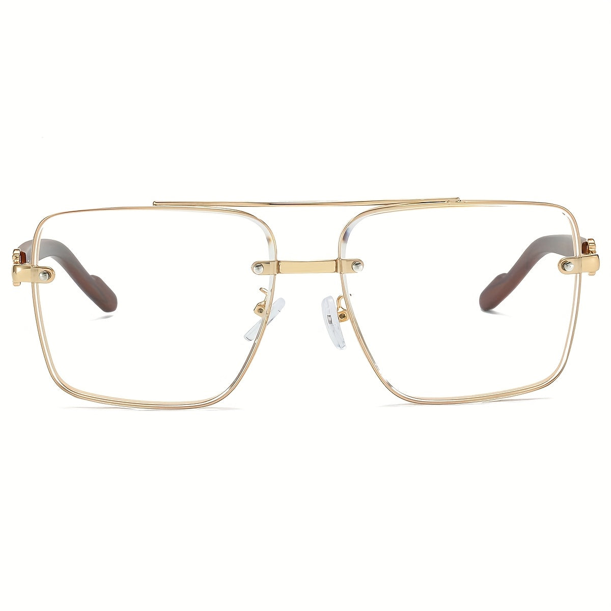 Retro Square Woodgrain Sunglasses for Men & Women – UV400 Gradient AC Lenses, Lightweight PC Frame, 7 Color Options, Vintage Street Style Eyewear for Driving, Travel & Everyday Wear